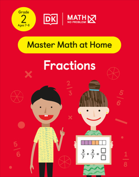 Paperback Math - No Problem! Fractions, Grade 2 Ages 7-8 Book