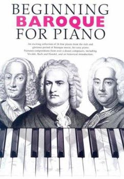 Paperback Beginning Baroque for Piano (For Piano) Book