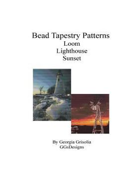 Paperback Bead Tapestry Patterns Loom Lighthouse Sunset [Large Print] Book