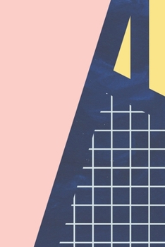 Notebook: 150 Thin-Lined Pages, Great for Students, Teachers, Professors, Dreamers, and Anyone Who Writes, Pink, Yellow and Blue Geometric Shapes Cover