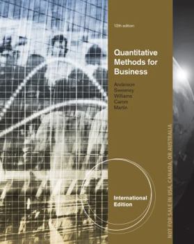Paperback Quantitative Methods for Business Book