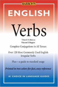 Paperback English Verbs (Barron's Verb Series) Book