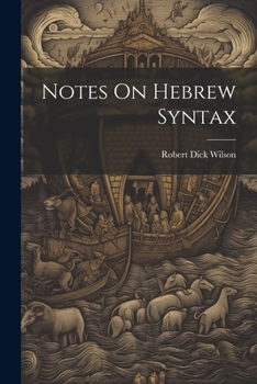 Paperback Notes On Hebrew Syntax Book