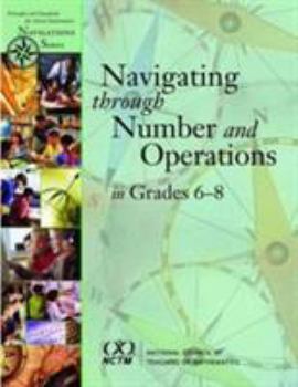 Hardcover Navigating Through Number and Operations in Grades 6-8 Book