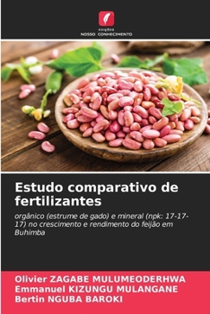 Paperback Estudo comparativo de fertilizantes [Portuguese] Book