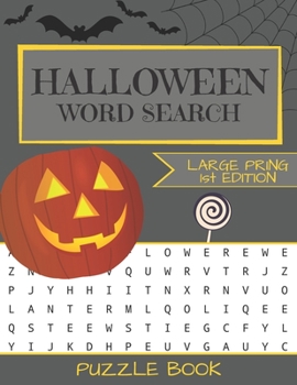 Halloween Word Search Puzzle Book: Large Print - 80 Halloween Puzzles (Edition/Volume 1)