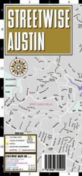 Map Streetwise Austin Map - Laminated City Street Map of Austin Texas: Folding Pocket Size Travel Map Book