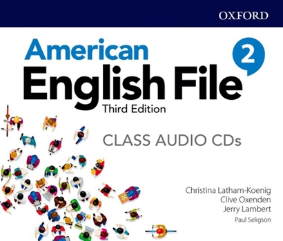 Audio CD American English File 3e 2 Class Audio CD X5 Book