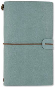 Imitation Leather Jrnl Voyager Light Blue Book