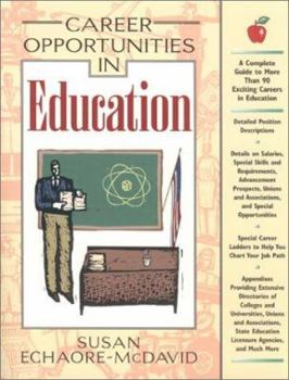 Paperback Career Opportunities in Education Book