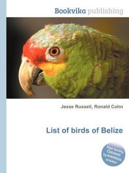 Paperback List of Birds of Belize Book