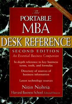 Hardcover The Portable MBA Desk Reference: An Essential Business Companion Book