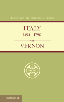 Paperback Italy from 1494 to 1790 Book