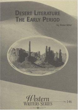 Hardcover Desert Literature: The Early Period Book