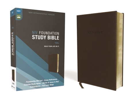 Imitation Leather Foundation Study Bible-NIV Book
