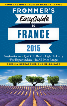 Paperback Frommer's EasyGuide to France 2015 Book