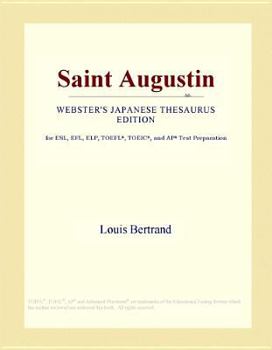 Hardcover Saint Augustin (Webster's Japanese Thesaurus Edition) Book