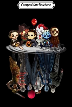 Paperback Composition Notebook: Horror Character Creepy Cute Halloween Gift Journal/Notebook Blank Lined Ruled 6x9 100 Pages Book