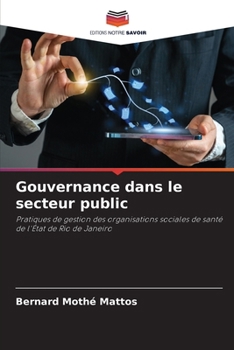 Paperback Gouvernance dans le secteur public [French] Book