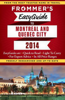 Paperback Frommer's Easy Guide to Montreal and Quebec City Book