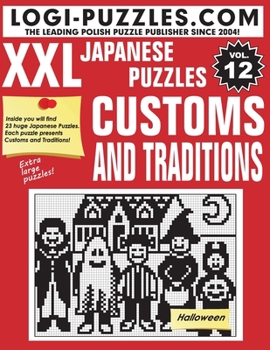 Paperback XXL Japanese Puzzles: Customs and Traditions Book