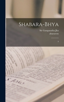 Hardcover Shabara-Bhya: 4 Book