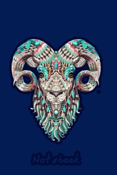 Notebook: Goat Journal Cute Lined Notebook for Animal Lovers 120 Blank Lined Pages Softcover Notes Journal, College