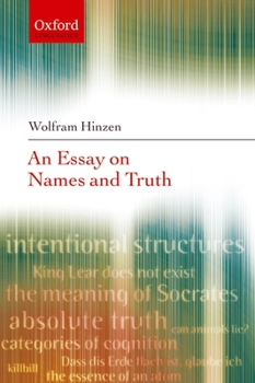 Hardcover An Essay on Names and Truths Book