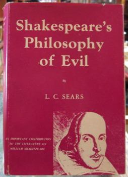 Hardcover Shakespeare's philosophy of evil, Book