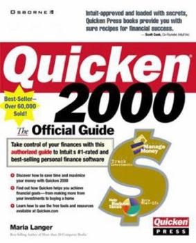 Paperback Quicken 2000: The Official Guide Book