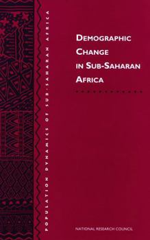 Paperback Demographic Change in Sub-Saharan Africa Book