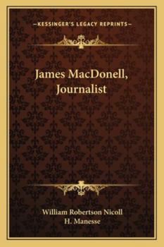 James Macdonell, Journalist