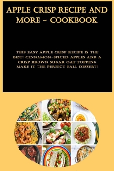 Paperback Apple Crisp Recipe And More - Cookbook Book