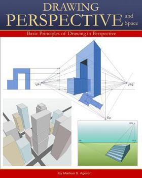 Paperback Drawing Perspective & Space: Basic Principles of Drawing in Perspective B/W Book