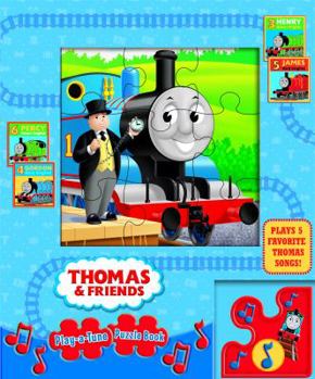 Hardcover Thomas & Friends Play-A-Tune Puzzle Book