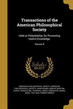 Transactions of the American Philosophical Society