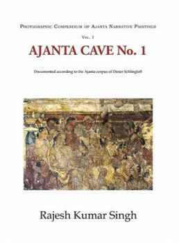 Hardcover Ajanta Cave No. 1: Documented According to the Ajanta Corpus of Dieter Schlingloff Book