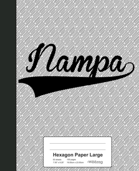 Paperback Hexagon Paper Large: NAMPA Notebook Book