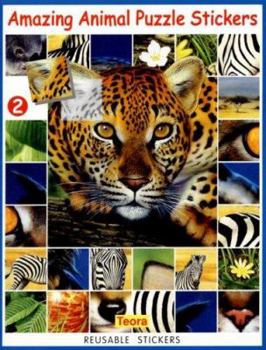 Paperback Amazing Animal Puzzle Stickers: #2 [With Reusable Stickers] Book