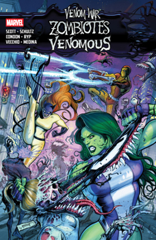 Paperback Venom War: Zombiotes/Venomous Book