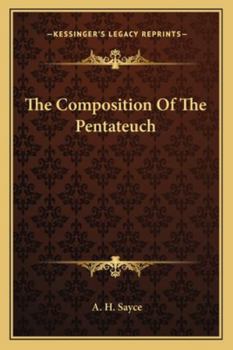 Paperback The Composition Of The Pentateuch Book