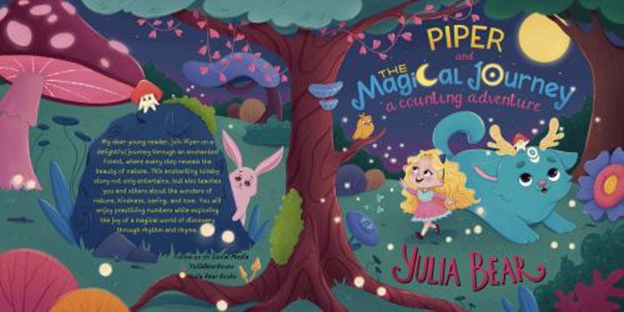 Paperback Piper and The Magical Journey a Counting Adventure Book