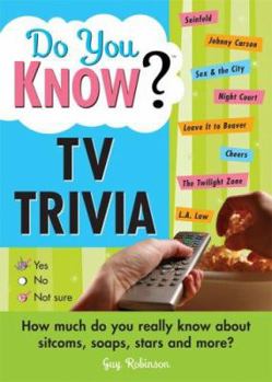 Paperback Do You Know? TV Trivia Book