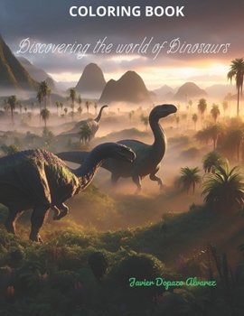 Paperback Dsicovering the World of de Dinosaurs: Coloring Book