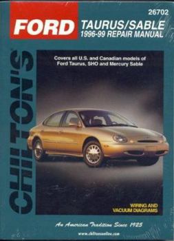 Paperback Ford Taurus and Sable, 1996-99 Book
