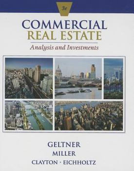 Hardcover Commercial Real Estate Analysis and Investments [With CDROM] Book