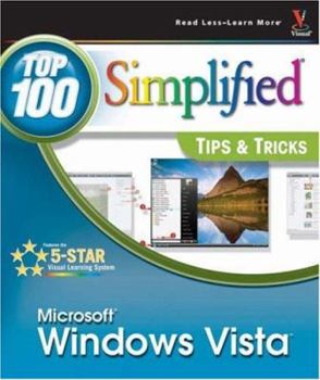 Paperback Windows Vista: Top 100 Simplified Tips & Tricks Book