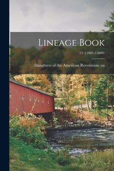 Paperback Lineage Book; 13 (12001-13000) Book