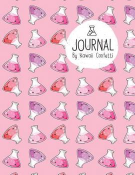 Paperback Journal: Cute Science Flasks Chemistry Notebook - Students Kids Teachers - 8.5x11 Large Lined Planner or Diary for School Lab N Book