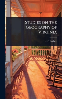 Hardcover Studies on the Geography of Virginia Book